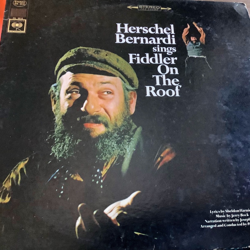 Hershel Bernardi sings Fiddler on the Roof album